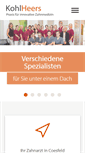 Mobile Screenshot of kohl-heers.de